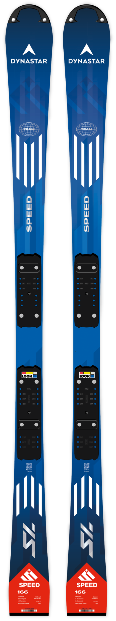 2027 Dynastar Speed Omeglass Team SL R21 Pro race skis with LOOK SPX 11 Race bindings