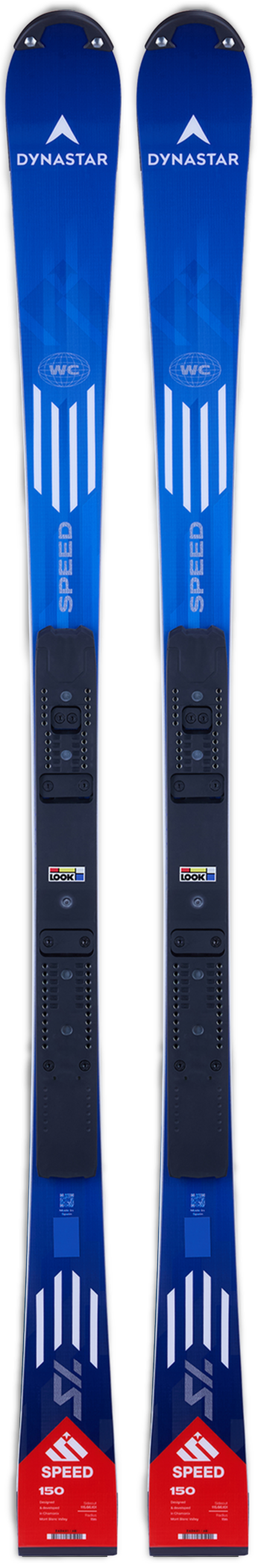 2027 Dynastar Speed Omeglass WC SL 150 R22 race skis with LOOK SPX 12 Rockerace bindings