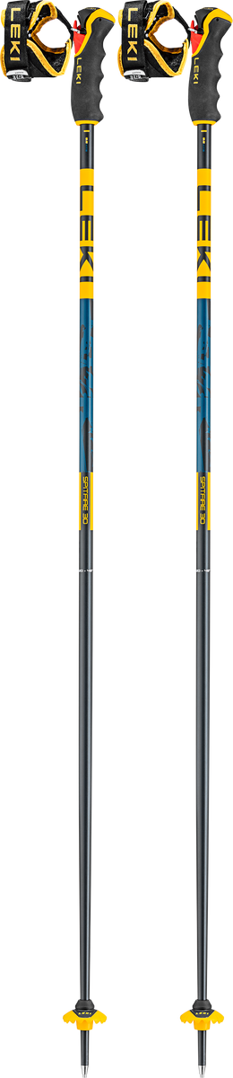 LEKI SPITFIRE 3D POLE - BLUE/MUSTARD – SWISS SPORT HAUS