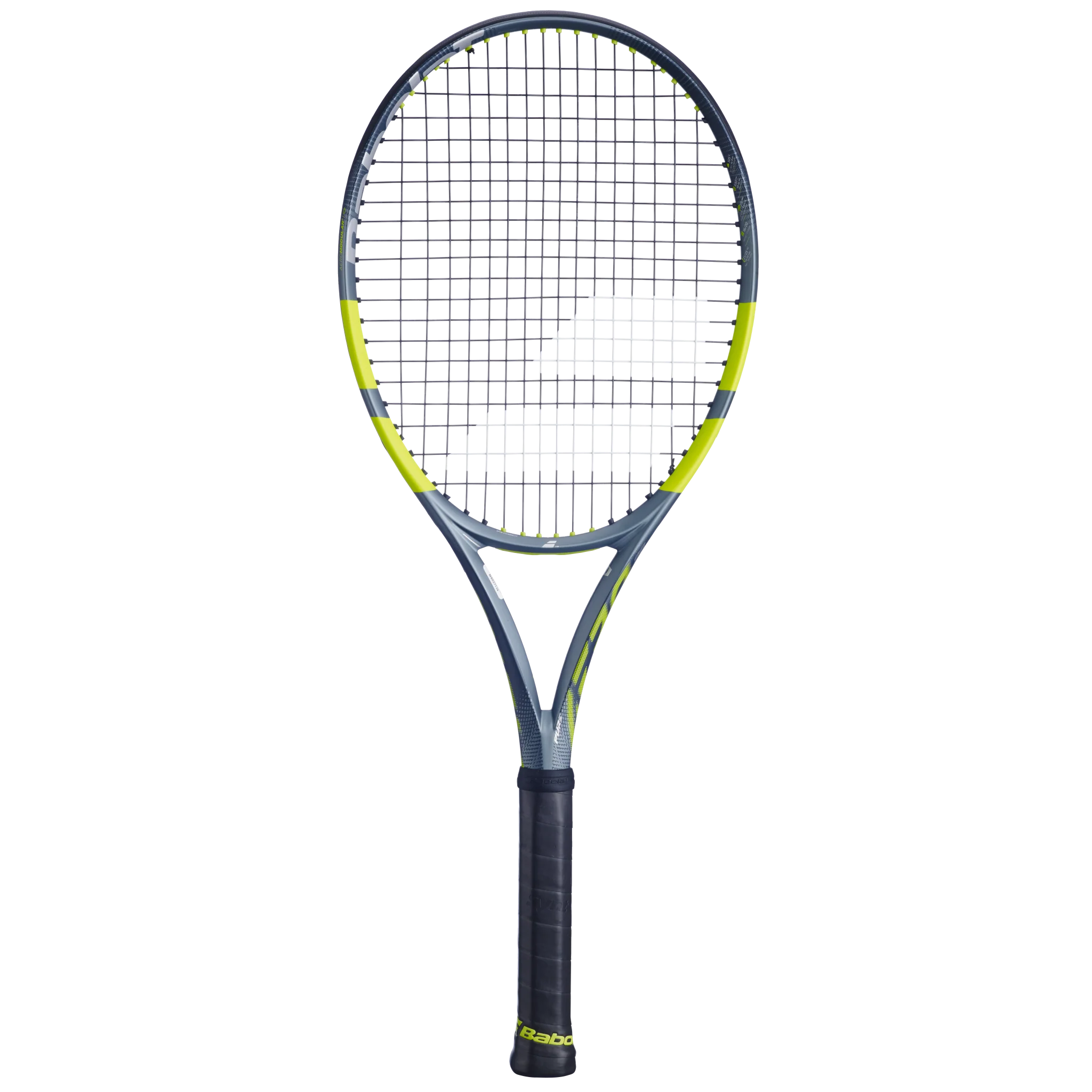 Babolat Pure Aero 98 Gen 9 high-performance spin tennis racket in grey/green