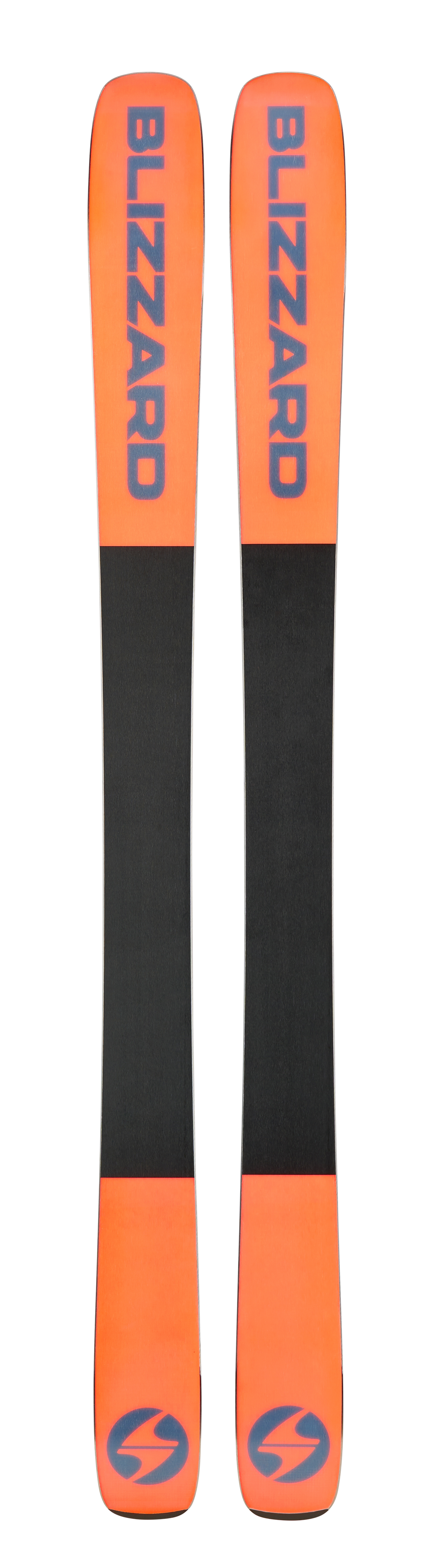 Blizzard Rustler Team Skis showing rocker-camber-rocker profile, 90–92 mm waist width platform, full ABS vertical sidewall construction, beech-poplar wood core, and partial twin tip design.