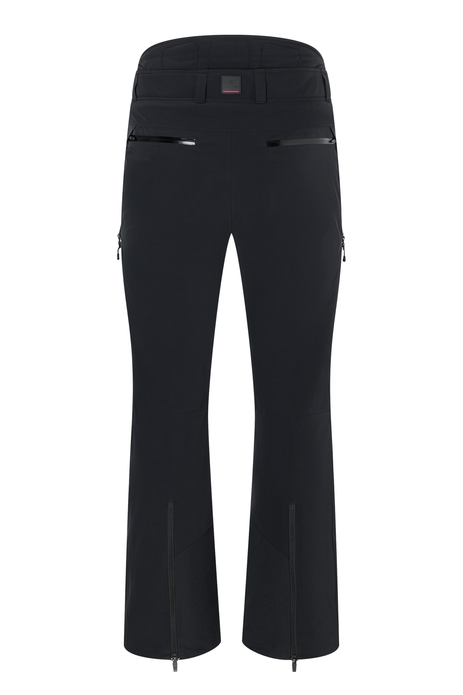 A pair of black Bogner Fire + Ice Nic-T Ski Pants that feature 20K waterproofing and 20K breathability, a premium 4-way stretch technical fabric, and a sleek silhouette.