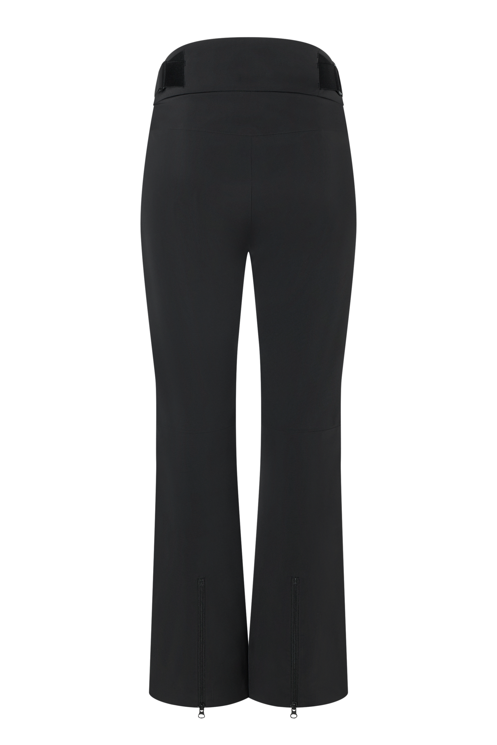 A pair of black Bogner Fire + Ice Women's Nessa-T Ski Pants that feature 20K waterproofing and 20K breathability, a premium 4-way stretch technical fabric, and a sleek silhouette.