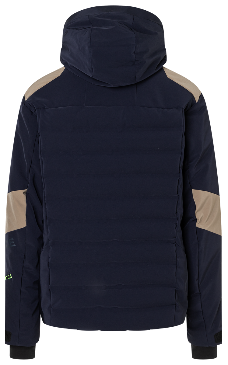 Bogner FIRE + ICE Men's Radek ski jacket with 20K waterproof 4-way stretch, Thermore Ecodown insulation and detachable hood.