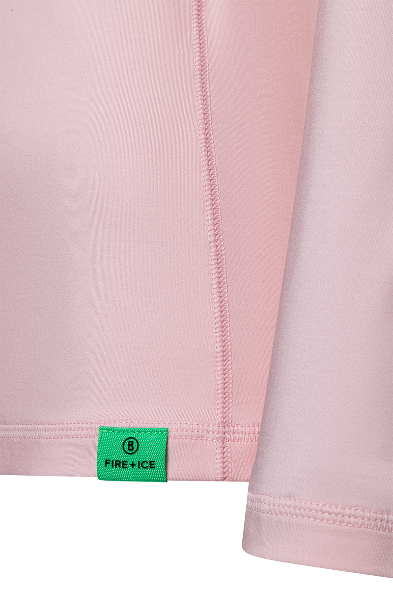 Bogner FIRE + ICE Women's Margo2 Technical T-Neck with quick-drying power-stretch fabric, brushed interior and short B-zip.