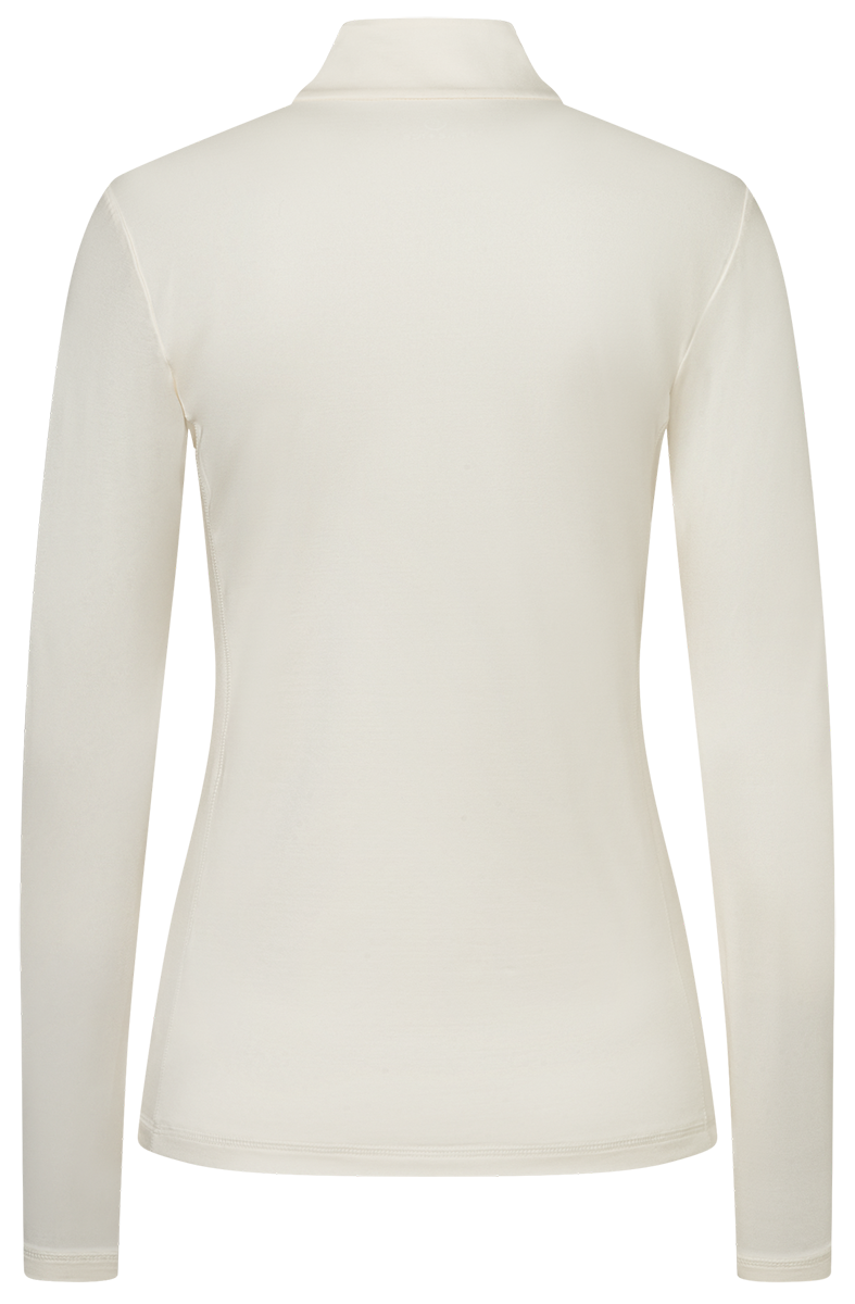Bogner FIRE + ICE Women's Margo2 Technical T-Neck with quick-drying power-stretch fabric, brushed interior and short B-zip.