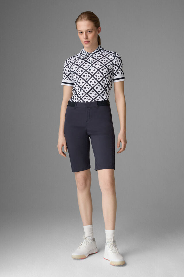 Bogner Women's Zita golf shorts with lightweight stretch fabric and tailored performance fit