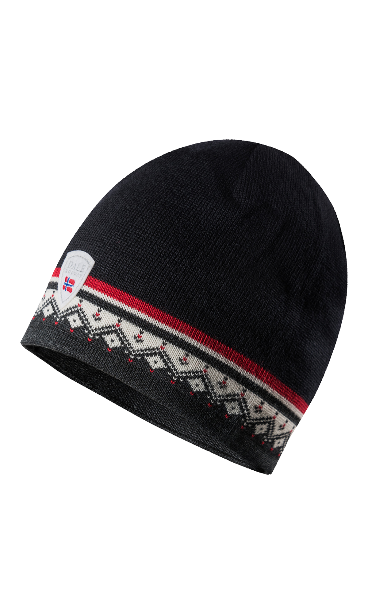 A black Dale of Norway Moritz Hat that is made in Norway from luxurious Norweigan wool.