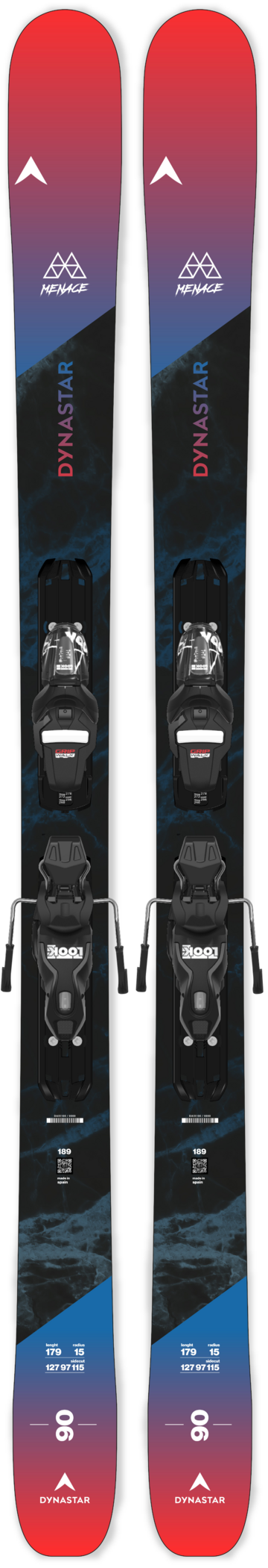 Dynastar M-Menace 90 skis with Xpress 11 bindings 2026