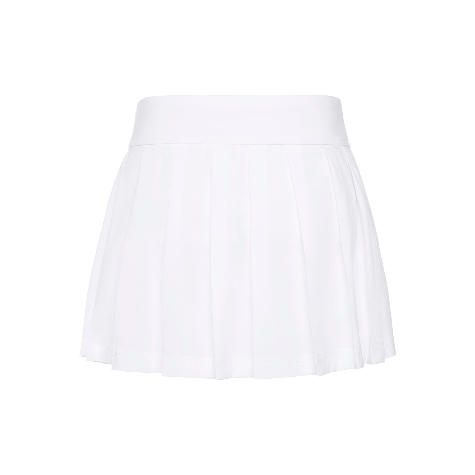 FILA Girls' Pleated Skort featuring lightweight performance fabric, built-in shorts, classic pleats, and an athletic fit.