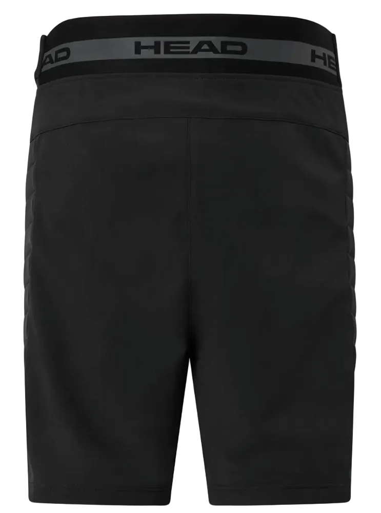 Head Race Shorts showing full-length side leg zippers, adjustable elastic waistband, windproof stretch softshell fabric, fleece-lined backing, and reinforced protective side paneling.