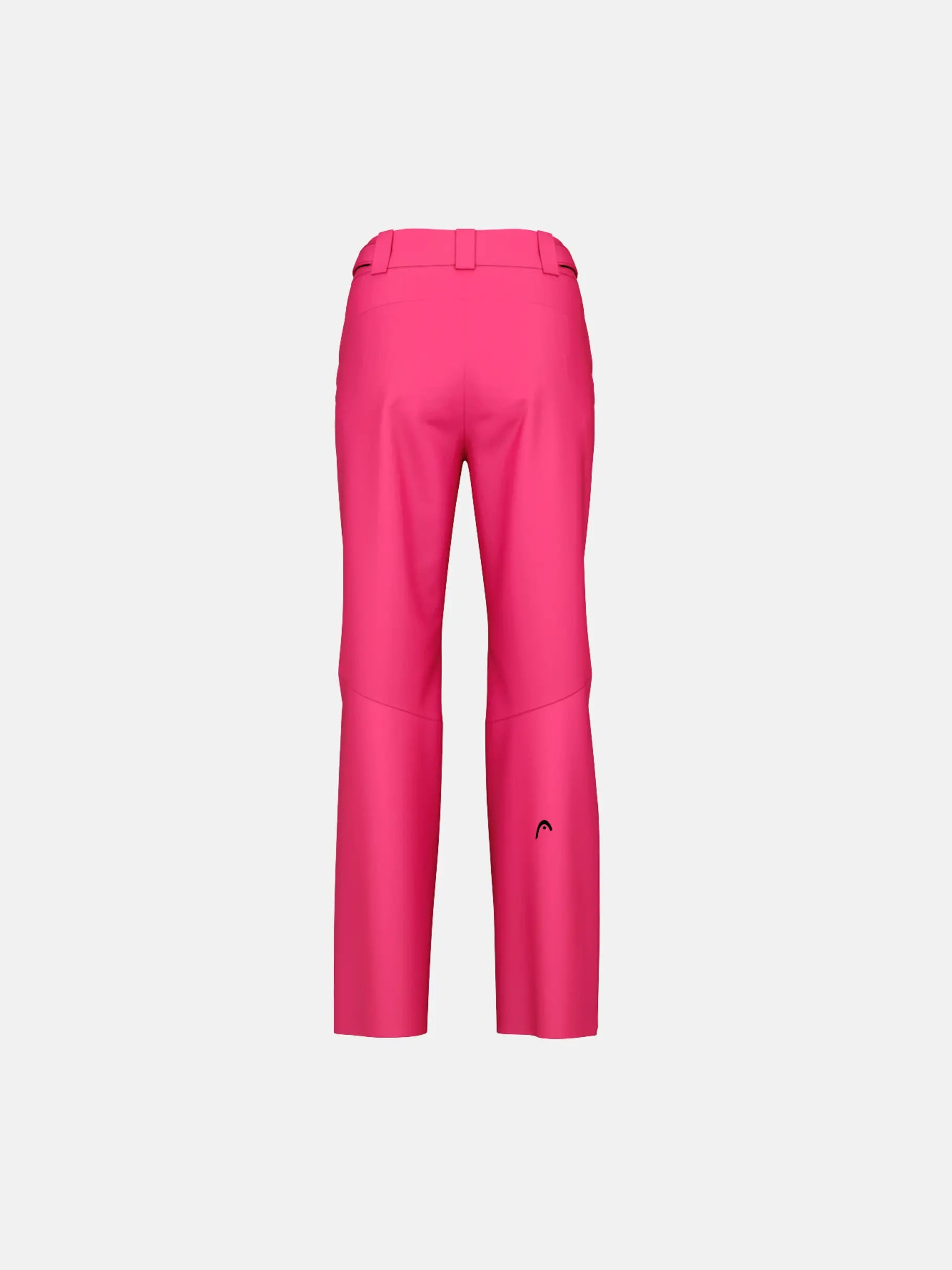 A pair of pink Head Women's Joy Ski Pants that are waterproof, breathable, stretchable, and insulated.