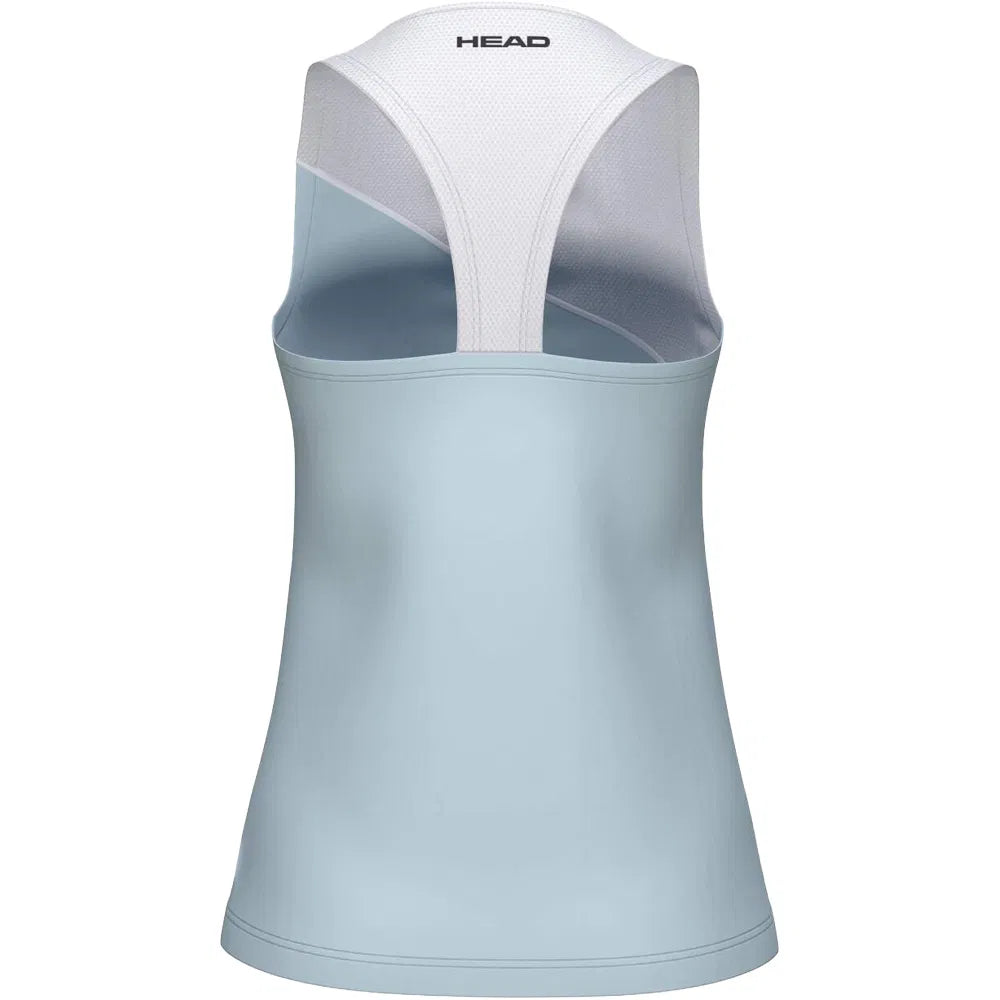 HEAD Women's Spirit Tennis Tank featuring lightweight performance fabric, moisture management, breathable comfort, and an athletic fit.