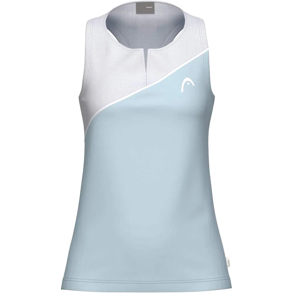 HEAD Women's Spirit Tennis Tank featuring lightweight performance fabric, moisture management, breathable comfort, and an athletic fit.