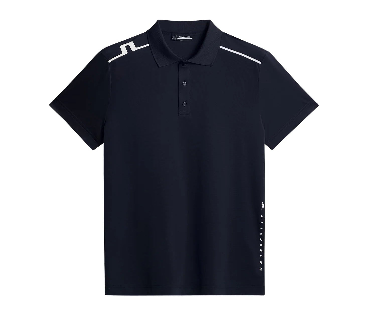 J.Lindeberg Men's Lionel golf polo with breathable stretch performance fabric and athletic fit for golf and everyday wear