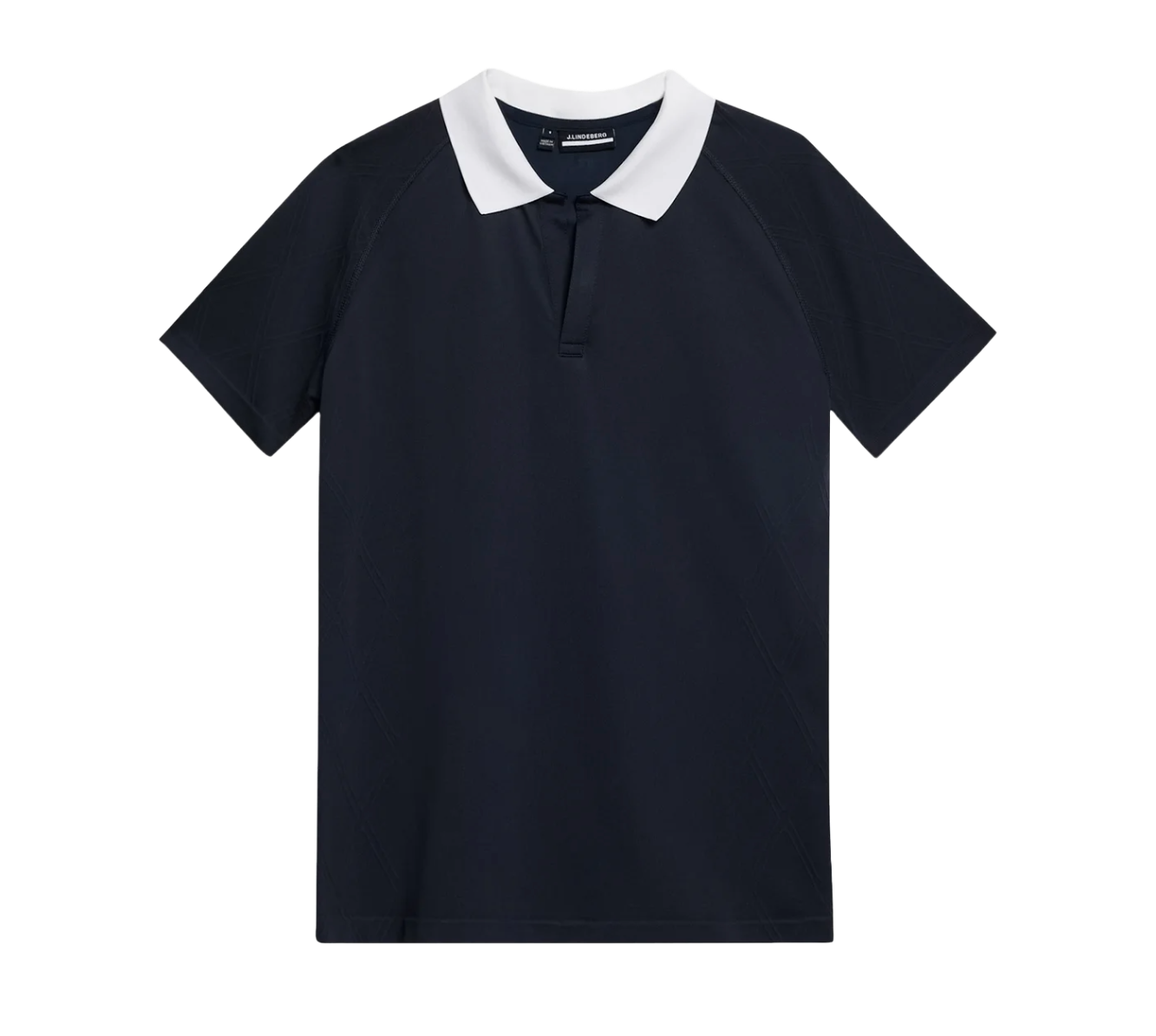 J.Lindeberg Women's Baily Seamless golf polo with breathable stretch performance fabric and seamless construction for golf wear