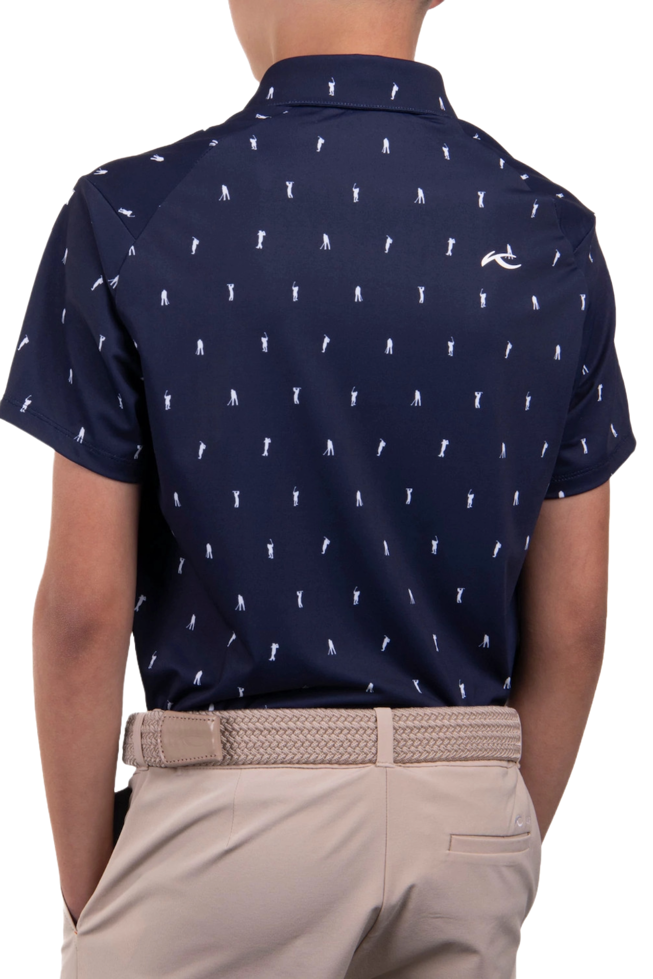 KJUS Boys Golfer golf polo with breathable four-way stretch performance fabric for junior golfers and active youth