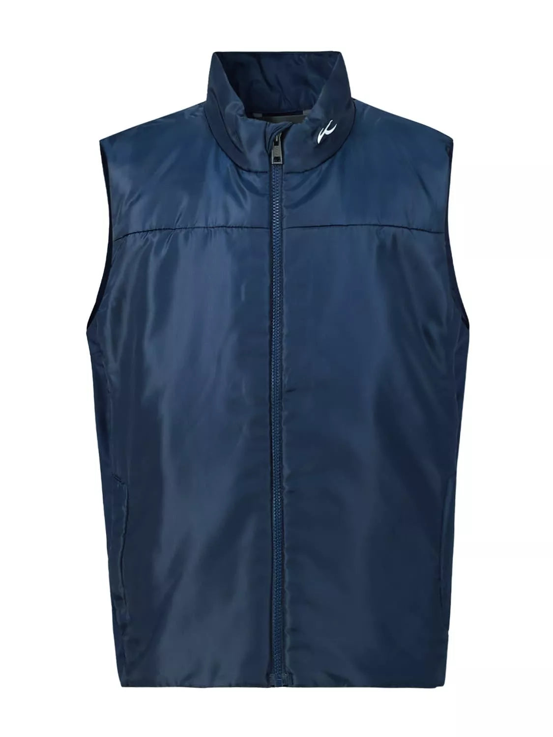 KJUS Boy's Radiation Vest featuring lightweight synthetic insulation, stretch side panels, zippered pockets, and a youth-specific fit for skiing and winter wear.