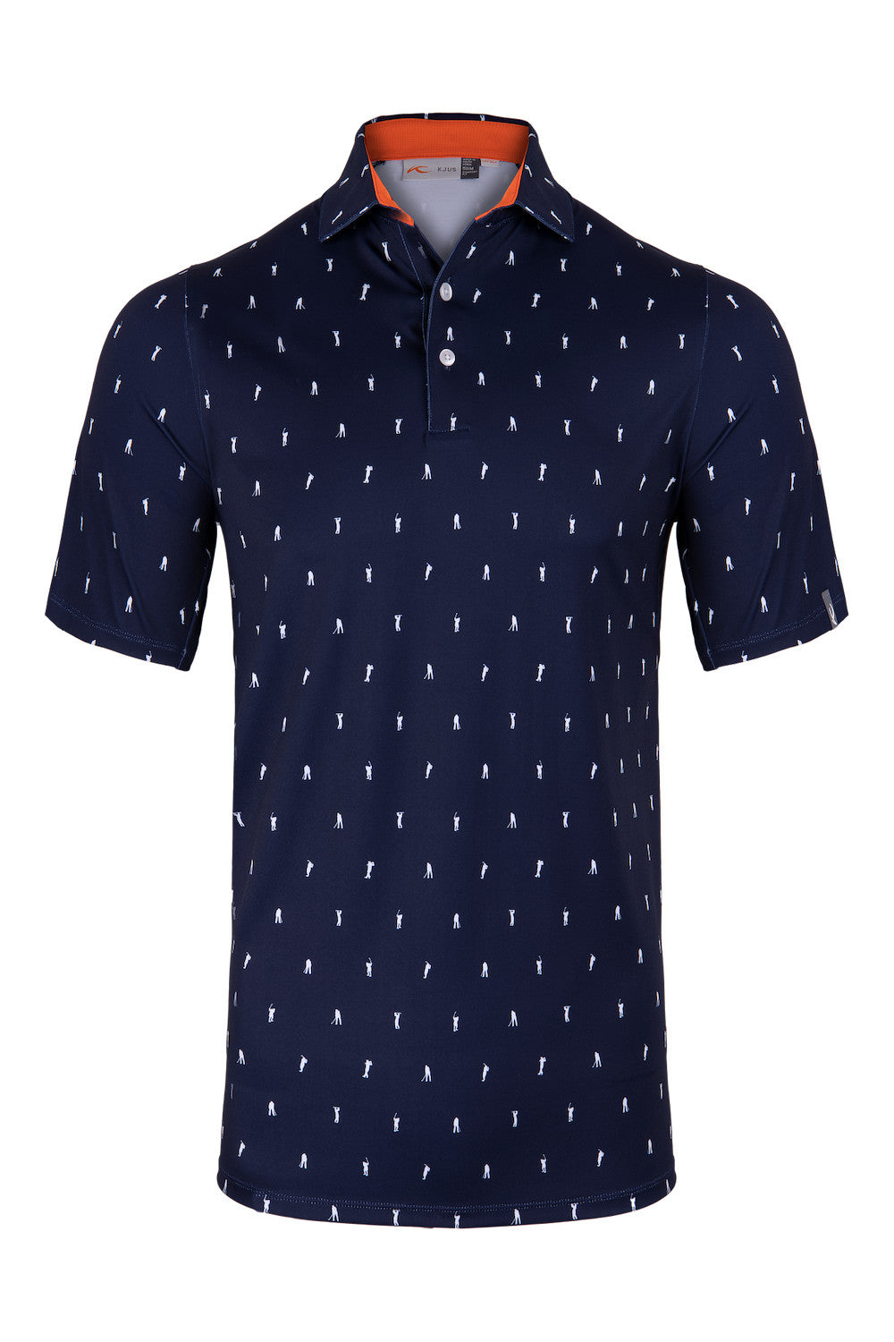 KJUS Men's Golfer golf polo with breathable four-way stretch performance fabric and athletic fit for golf and casual wear