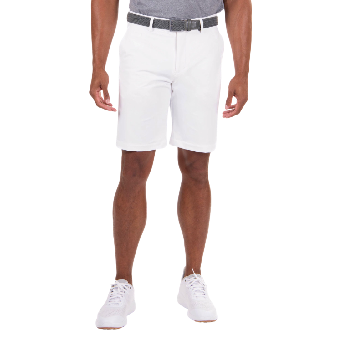 KJUS Men's Ike golf shorts with breathable four-way stretch performance fabric and athletic fit for golf and active wear
