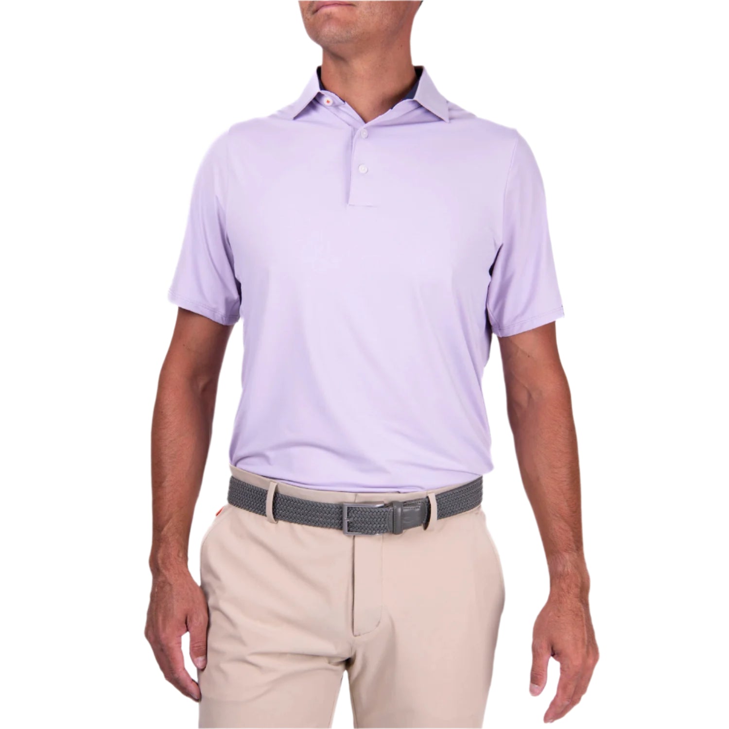 KJUS Men's Soren Solid golf polo with breathable four-way stretch performance fabric and athletic fit for golf and casual wear