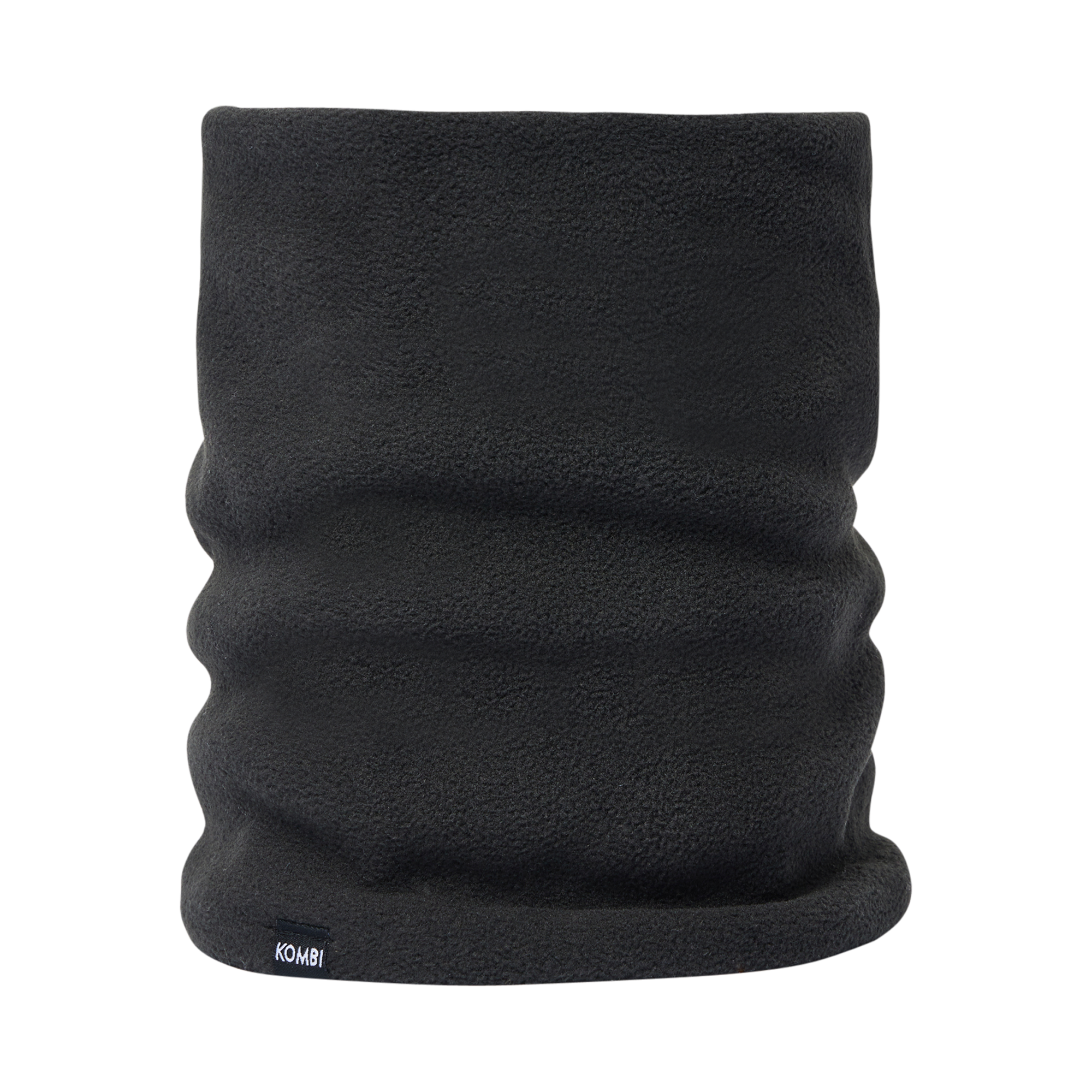 Kombi The Comfiest JR Neckwarmer featuring ultra-soft fleece, stretch comfort, lightweight warmth, and a youth-specific fit for winter activities.