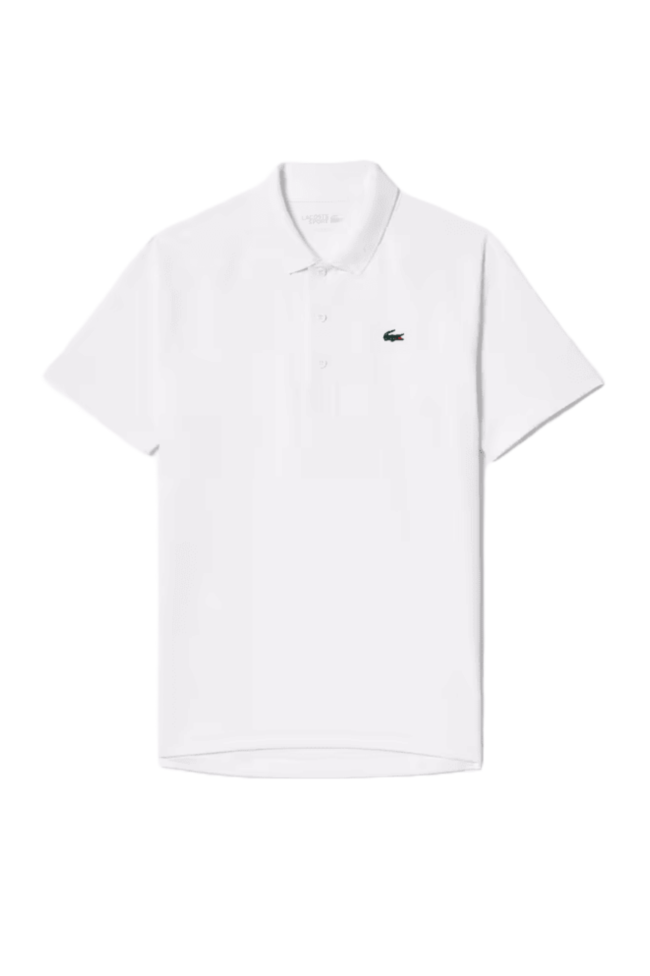 Lacoste Men's Sport Abrasion-Resistant Interlock Polo featuring durable interlock fabric, breathable comfort, athletic fit, and crocodile branding.