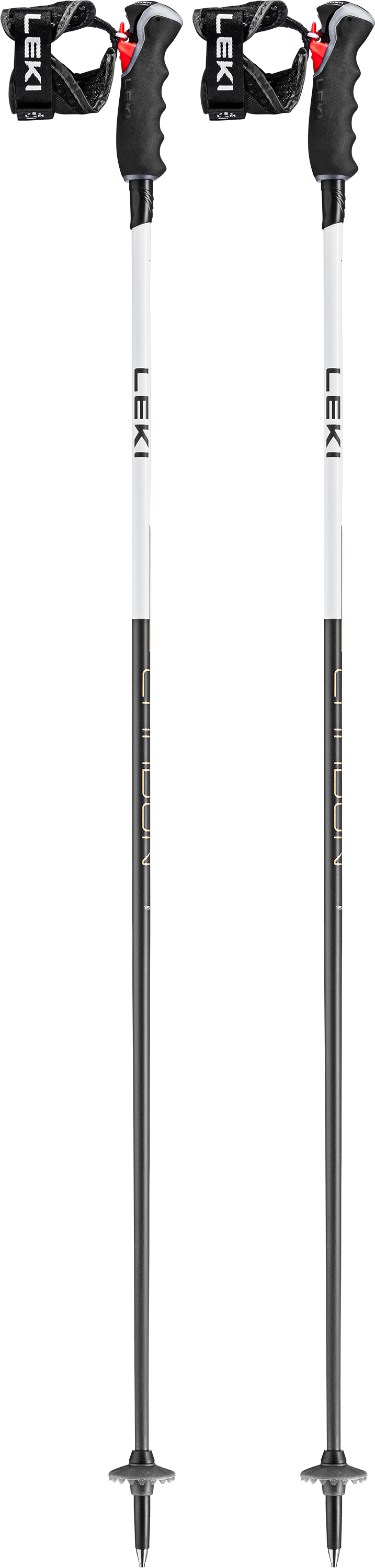 LEKI Carbon 14 3D WS women's ski poles featuring 14 mm PRC 1000 carbon shafts, Trigger 3D ProG grips and adjustable Trigger straps.