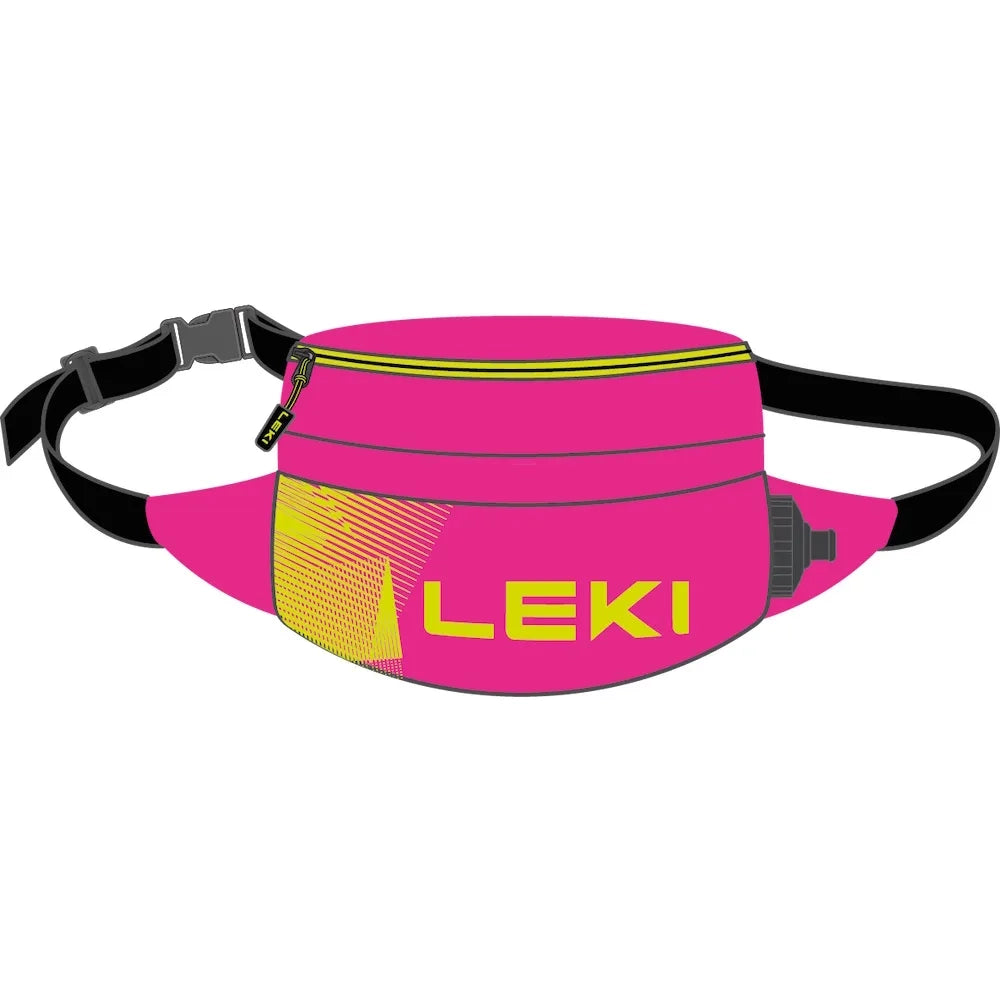 LEKI Drinkbelt Thermo Compact 750ML insulated hydration belt for cross-country skiing and cold-weather activities.
