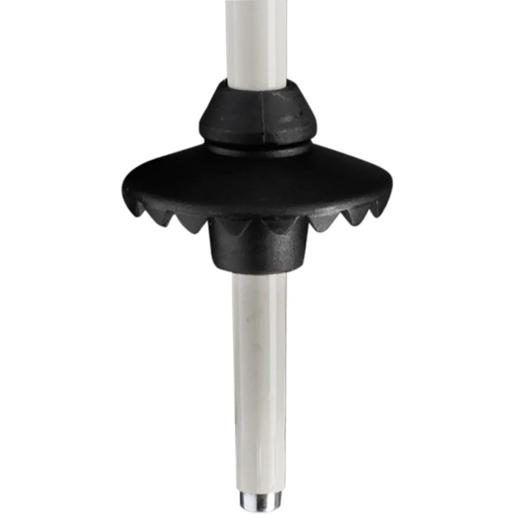 LEKI Rider Vario JR Ski Poles in Black 2027 featuring adjustable 85–105 cm aluminum shafts, Speed Lock Plus and junior-sized grips.
