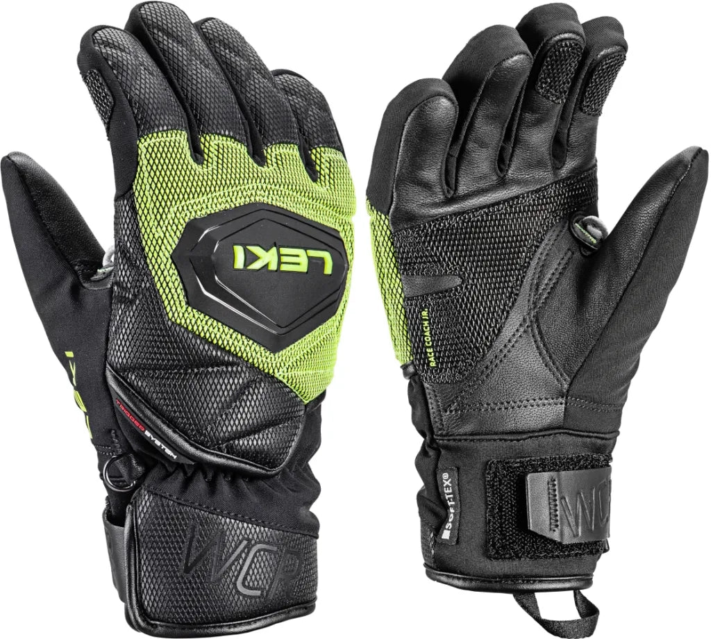 Shop the LEKI WCR Coach 3D JR Gloves. Waterproof warmth, Trigger 3D technology, and premium race protection for junior alpine ski racers.