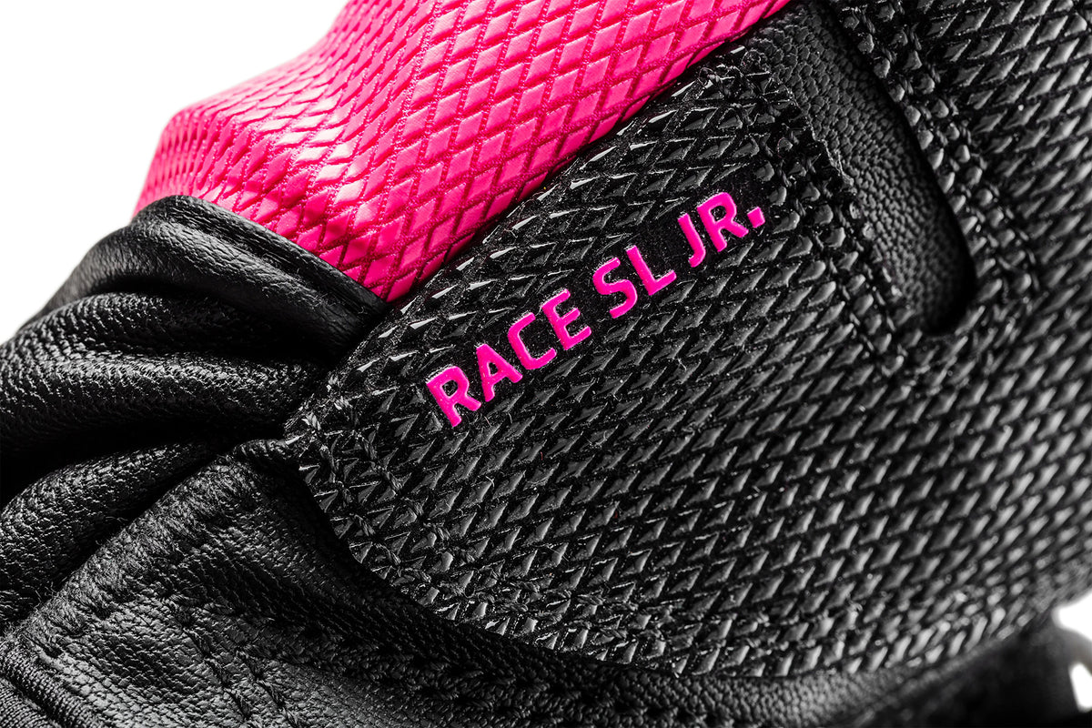 LEKI WCR Venom 3D Junior Race Glove featuring race protection, reinforced construction, and integrated Trigger 3D technology for junior ski racers.