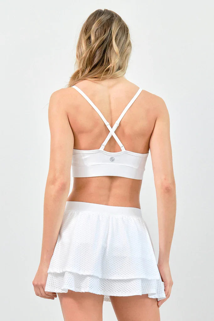 Lija Impact Universal Bra featuring supportive stretch fabric, moisture-wicking comfort, breathable construction, and athletic performance design.