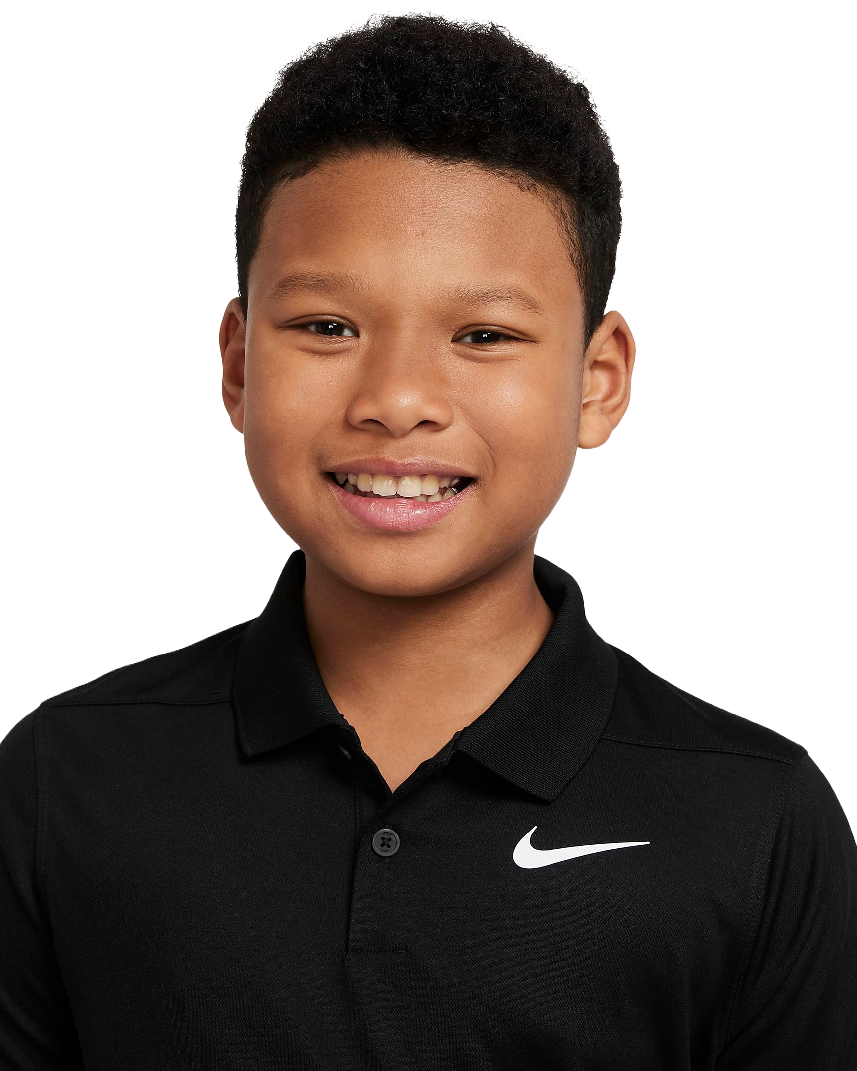 Nike Boys' Dri-FIT Victory Golf Polo featuring moisture-wicking technology, breathable fabric, and a comfortable athletic fit.