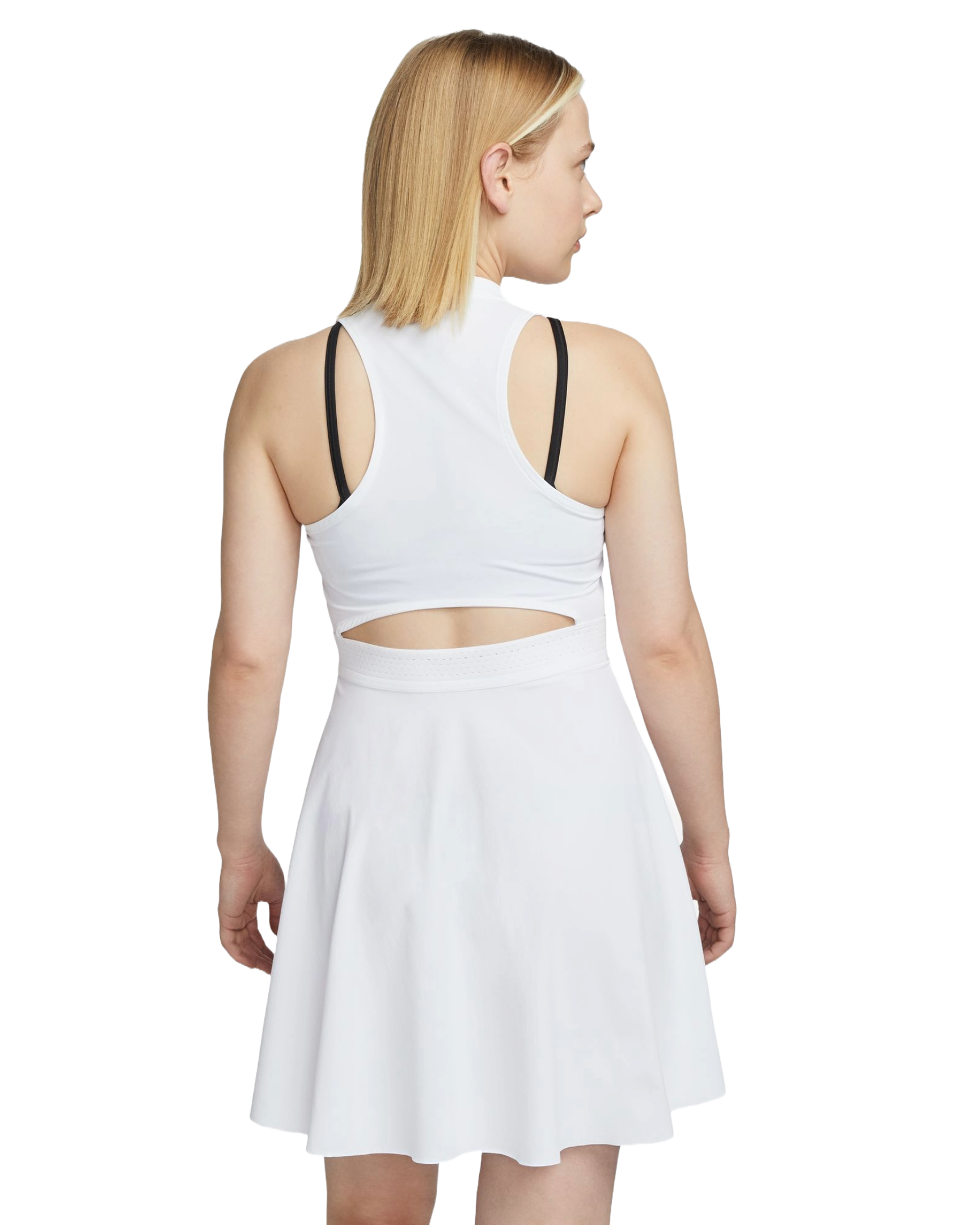 Nike Women's Dri-FIT Advantage Tennis Dress featuring moisture-wicking performance fabric, breathable comfort, athletic fit, and court-ready styling.