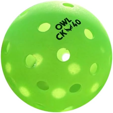 A green OWL CK-40 outdoor pickleball