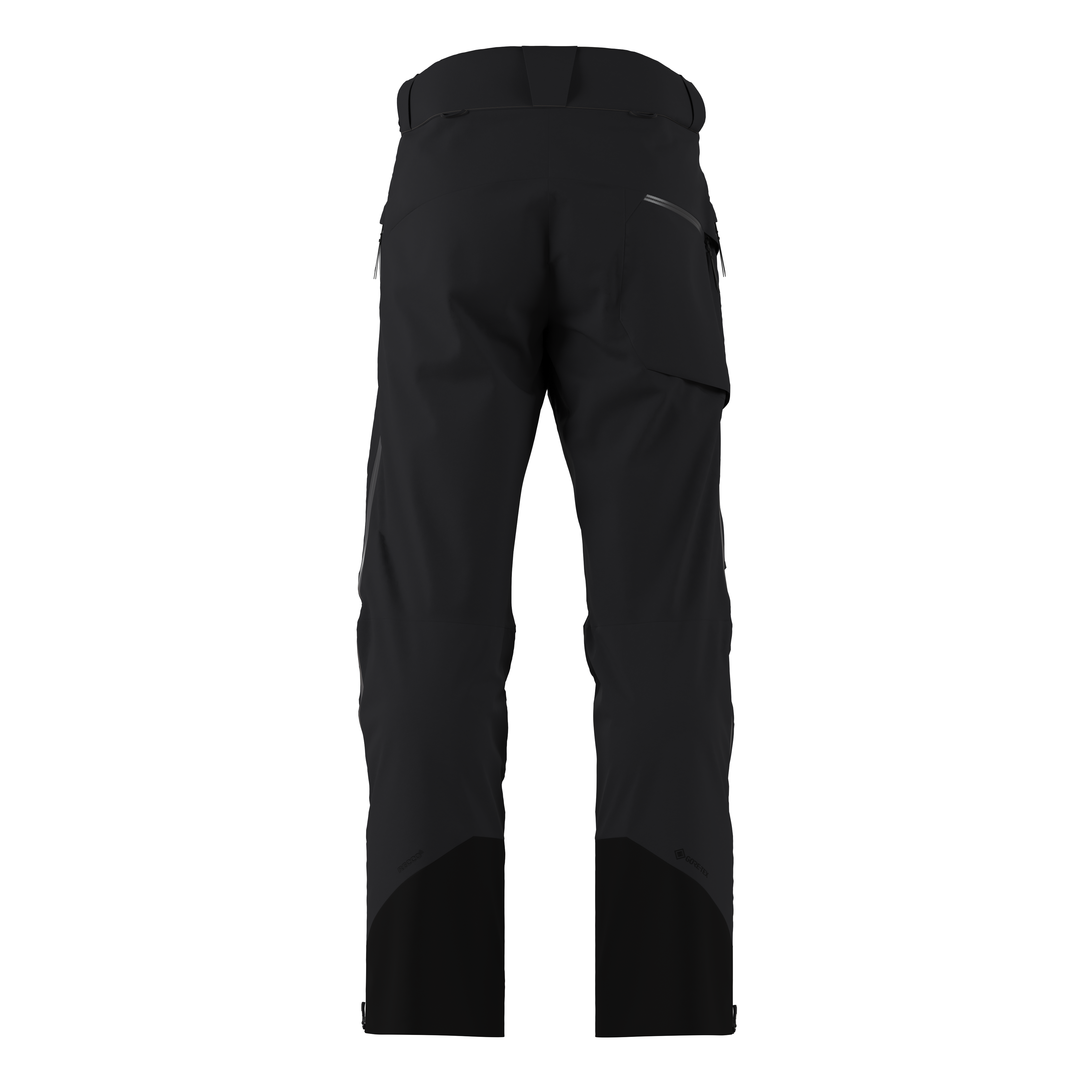 Peak Performance Men's Alpine GORE-TEX Shell Ski Pants featuring waterproof GORE-TEX construction, articulated knees, stretch fabric, and an athletic fit.