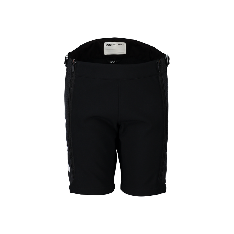 POC JR Race Shorts featuring lightweight insulation, full-length side zippers, weather-resistant construction, and a junior race-specific fit.