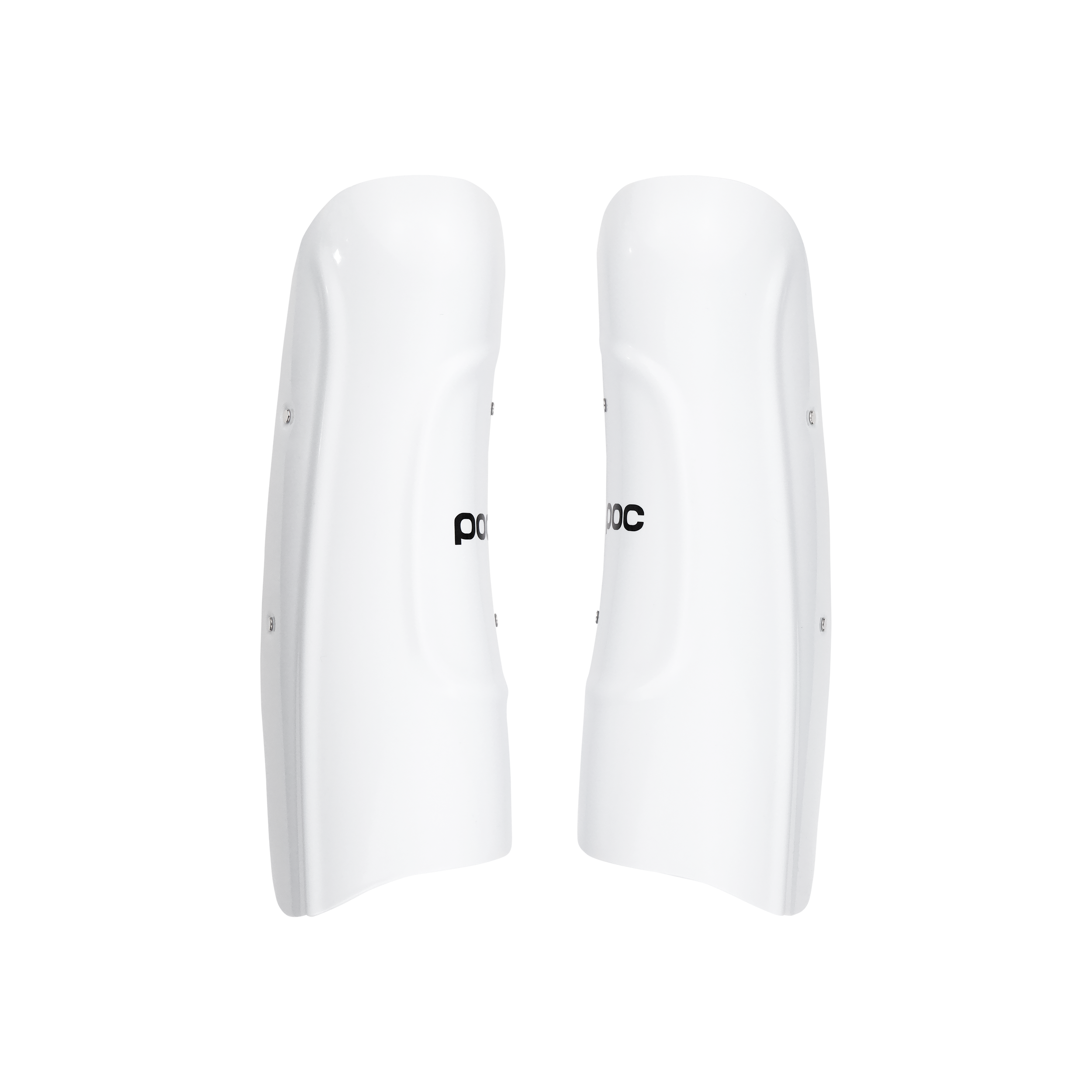 POC Shins Classic Guards featuring durable high-impact construction, adjustable elastic straps, anatomical fit, and premium slalom race protection.