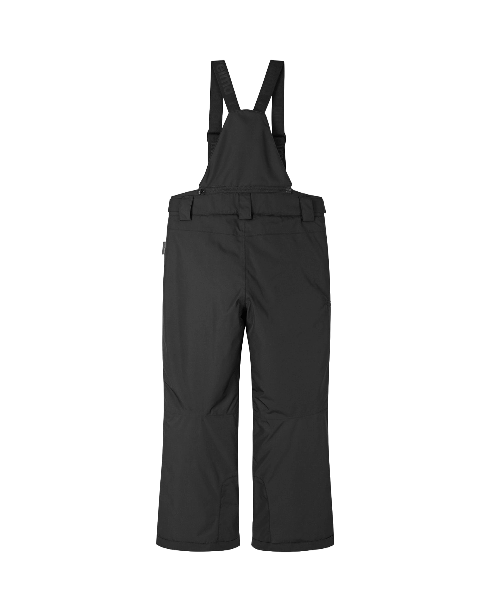 Reima JR Terrie Ski Pants featuring waterproof construction, lightweight insulation, reinforced knees, snow gaiters, and a junior-specific fit for winter adventures.