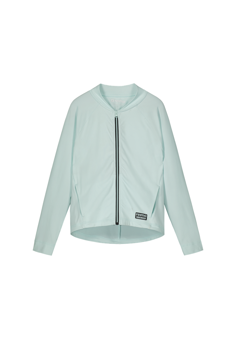 A white Translucent Reima Junior Harkat Jacket on a white background
