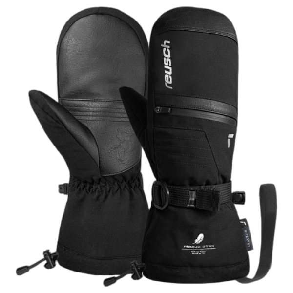 Reusch Lando R-TEX XT alpine ski mitten with Real Down insulation, waterproof membrane and integrated Heating Pocket.