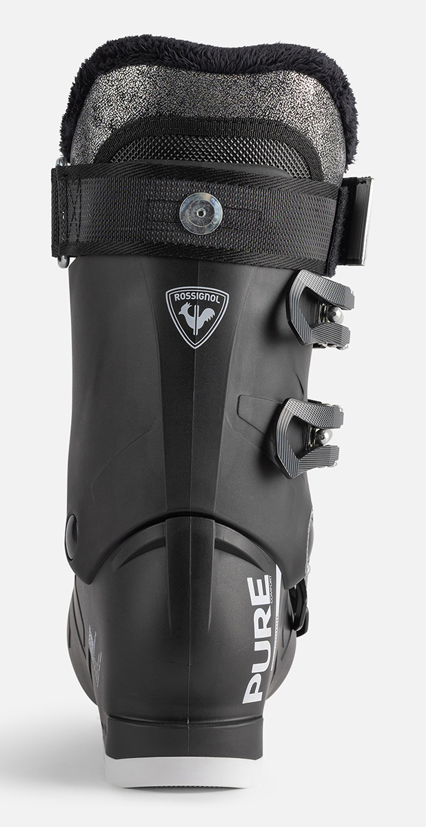 Rossignol Women's Pure Comfort 60 Ski Boots 2027 featuring a 104 mm high-volume fit, 60 flex, four-buckle closure, and insulated liner.