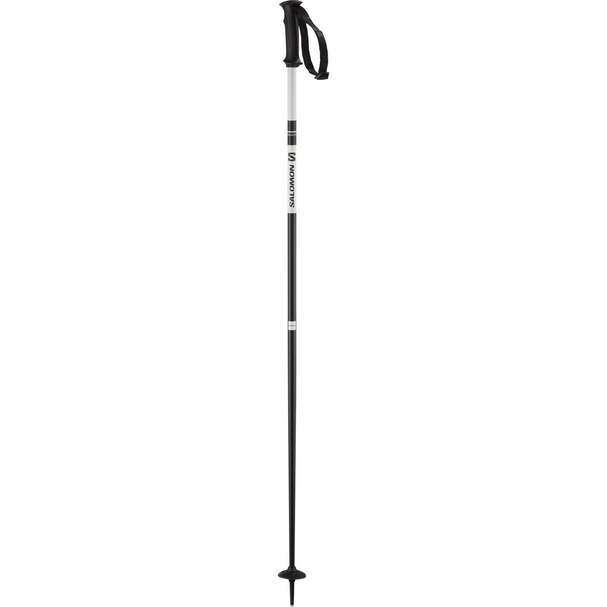 SALOMON X North Pole with durable 18 mm aluminum shaft, all-mountain grip and interchangeable ski pole basket.