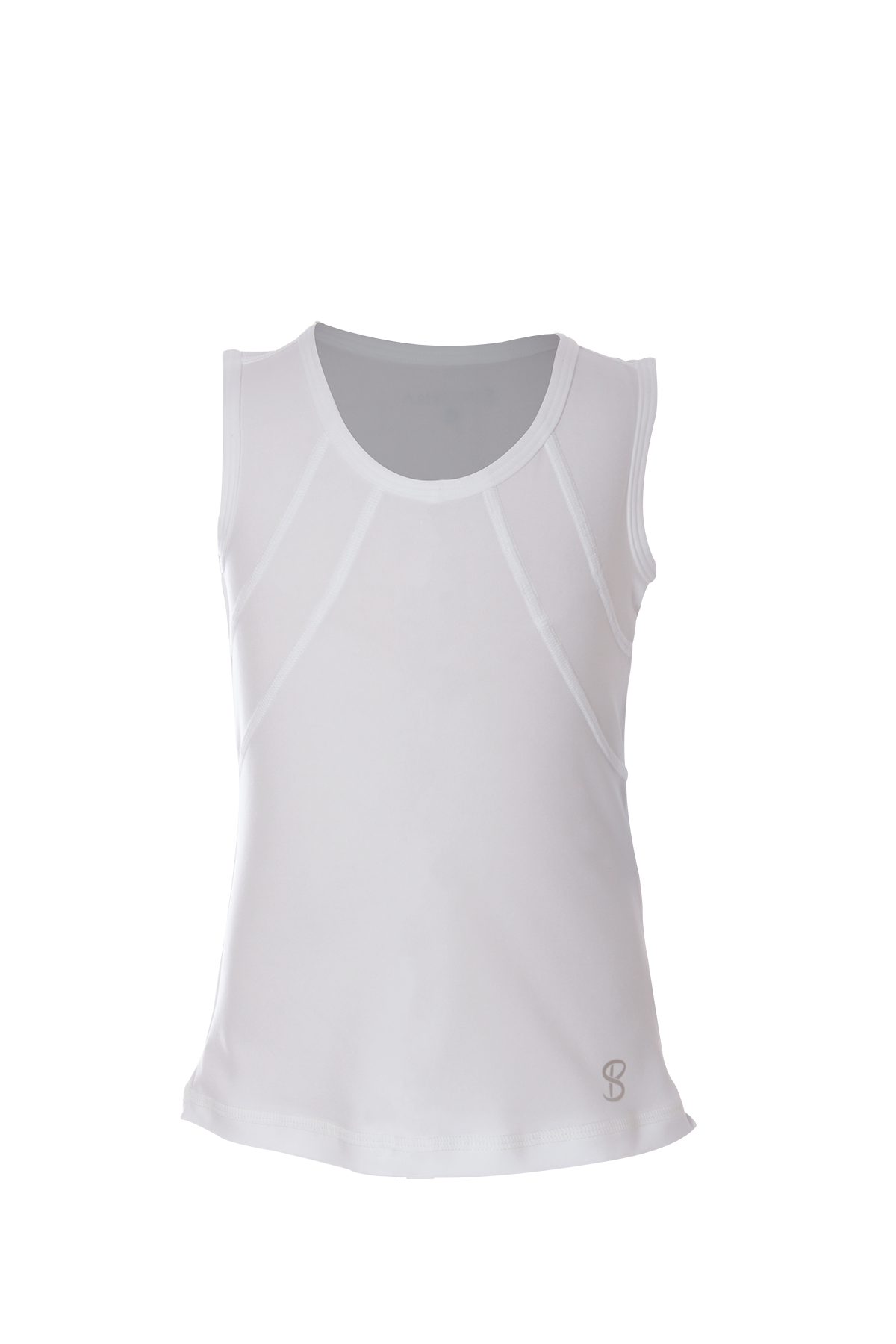 A white Sofibella Girls UV Tank Top on a white background