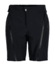 Spyder JR Softshell Training Ski Shorts featuring insulated softshell fabric, full-length side zippers, adjustable waistband, and junior race training performance.