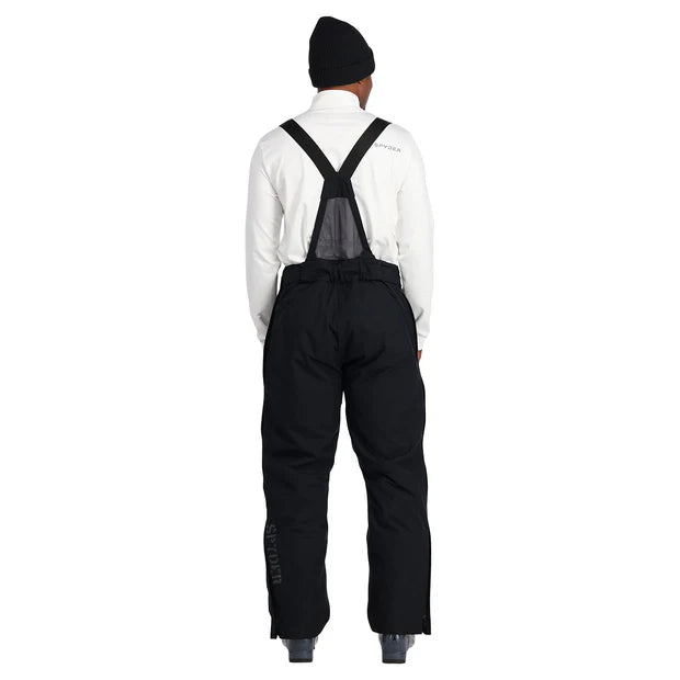 Spyder Men's Tarantula Full Zip Ski Pants featuring full-length side zippers, lightweight insulation, weather-resistant fabric, and race-ready over-pants design.