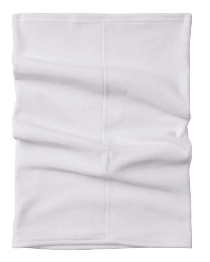 A Spyder Women’s Shimmer Neck Tube featuring 4-way stretch technical knit, seamless anti-chafe construction, shimmer yarn accents, and jeweled crystal logo.