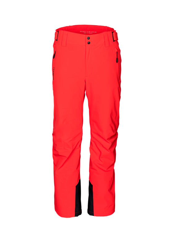 Stöckli Men's Race Ski Pants featuring waterproof construction, lightweight insulation, full-length side zippers, and race-ready over-pants performance.
