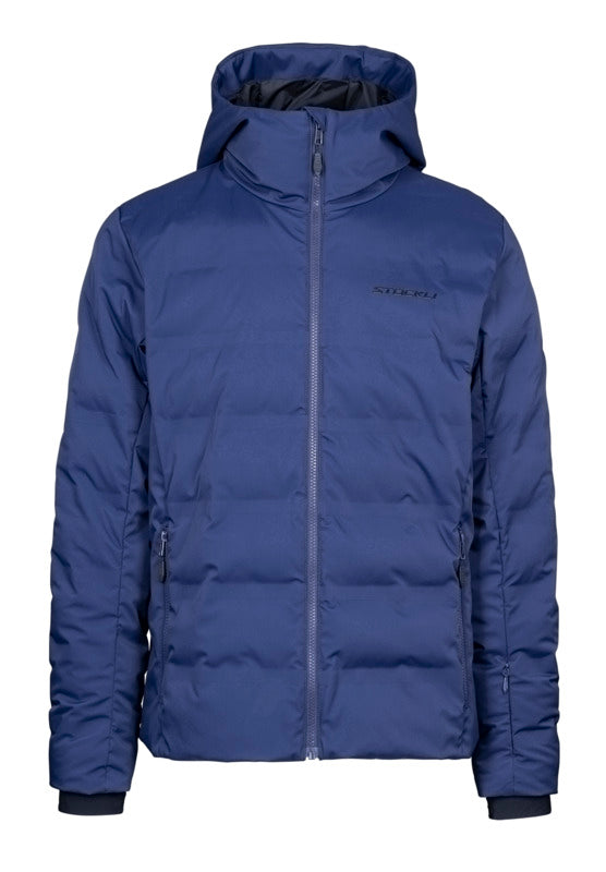 Stöckli Men's Urban Ski Jacket featuring waterproof construction, lightweight insulation, stretch fabric, adjustable hood, and premium alpine performance.